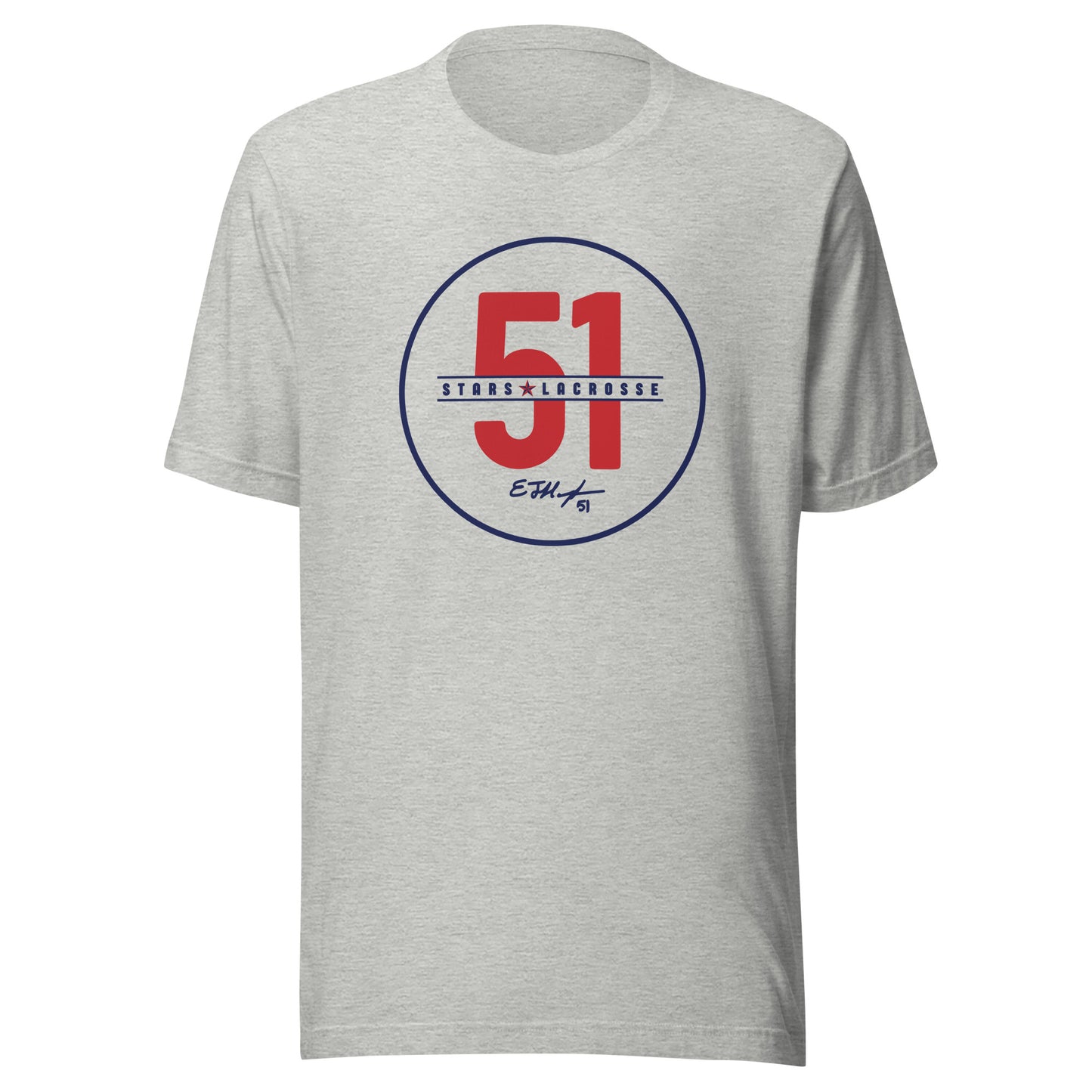 Adult 51 Stars Lacrosse Bella + Canvas T-shirt
