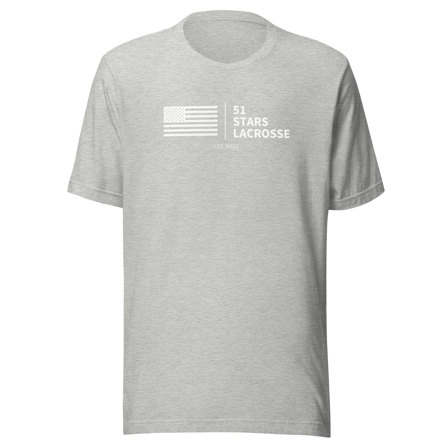 Adult 51 Stars Lacrosse Bella + Canvas T-shirt