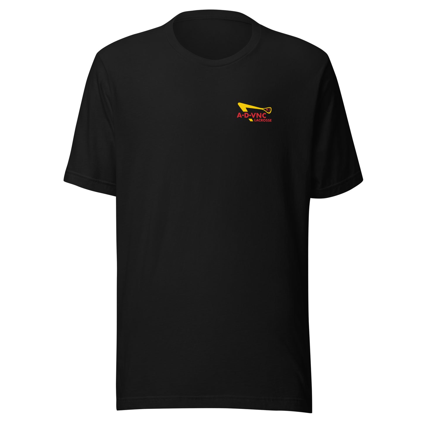 Adult ADVNC Lacrosse Out & In Bella + Canvas T-shirt (Front & Back)