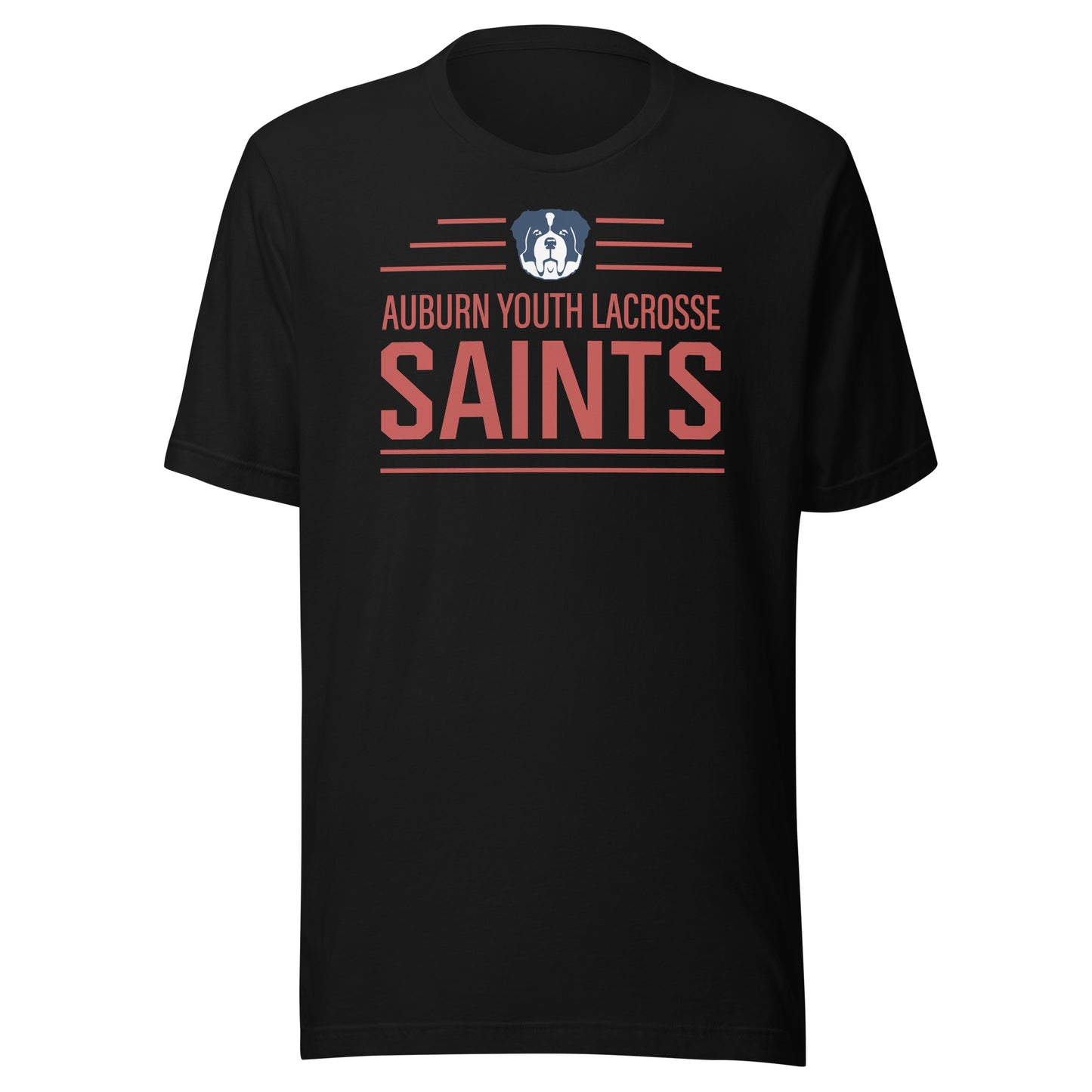 Adult Auburn Lacrosse Bella + Canvas Short Sleeve Cotton Tee