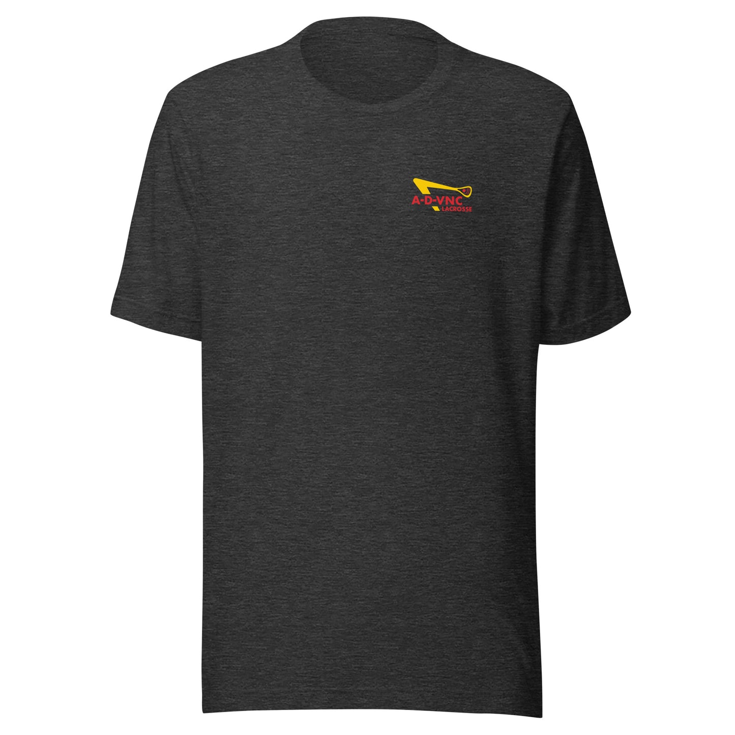 Adult ADVNC Lacrosse Out & In Bella + Canvas T-shirt (Front & Back)