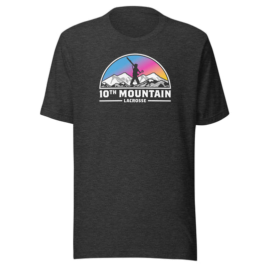 Adult 10th Mountain Lacrosse Bella + Canvas T-Shirt