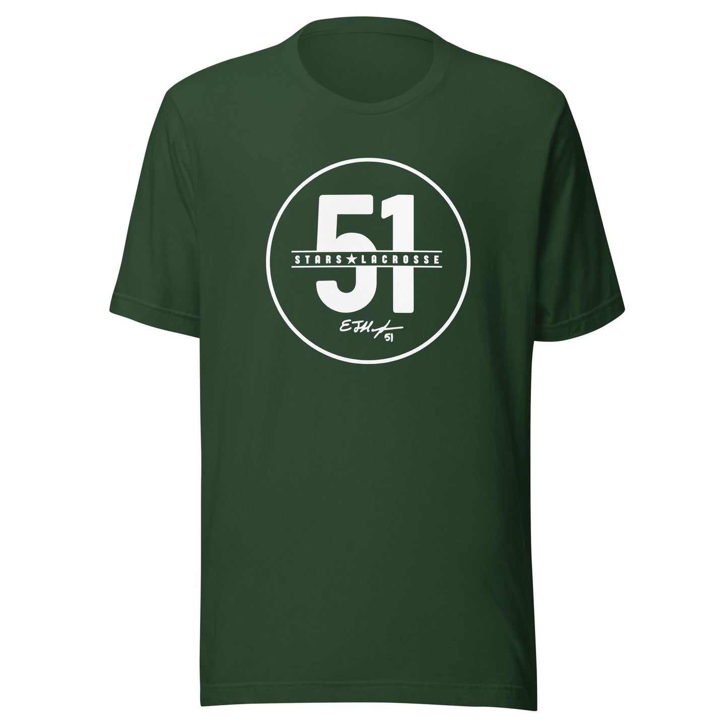 Adult 51 Stars Lacrosse Bella + Canvas T-shirt