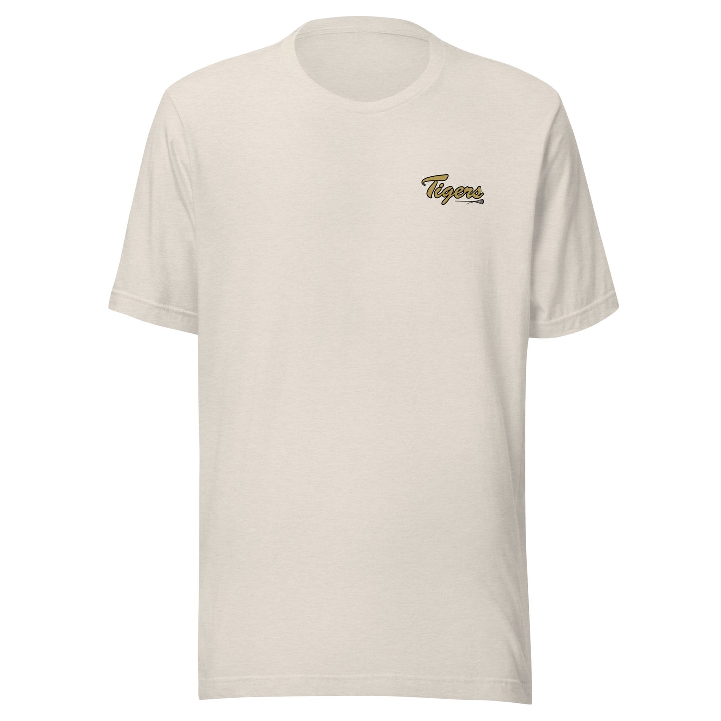 Adult Drip Tigers Lacrosee Bella + Canvas T-shirt