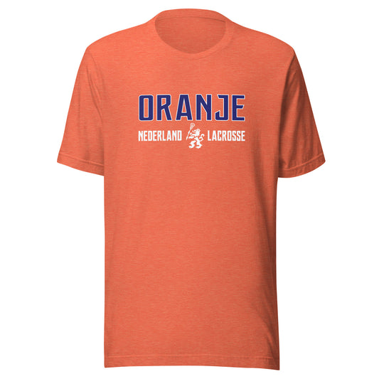 Adult Netherlands Lacrosse Bella + Canvas T-shirt