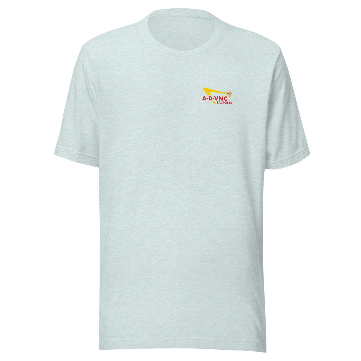 Adult ADVNC Lacrosse Out & In Bella + Canvas T-shirt (Front & Back)