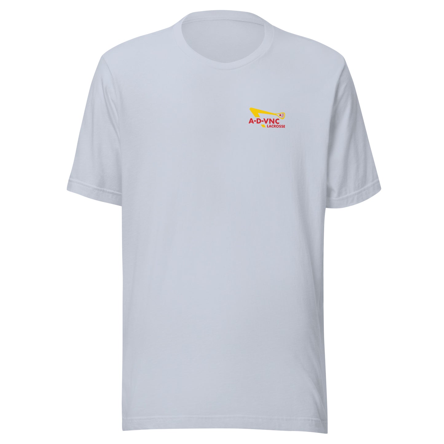 Adult ADVNC Lacrosse Out & In Bella + Canvas T-shirt (Front & Back)