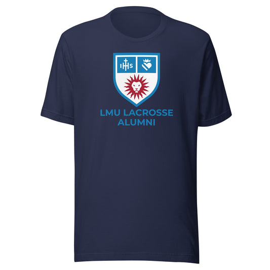 Adult LMU Lacrosse Alumni Bella + Canvas T-shirt