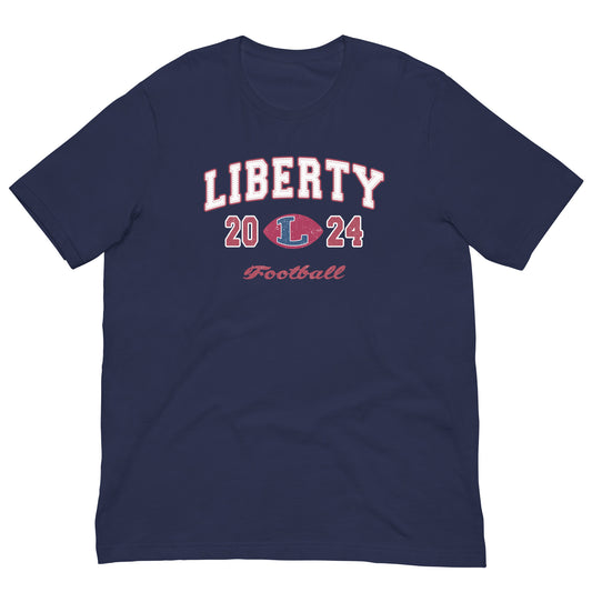 Adult Liberty Football Bella + Canvas T-Shirt