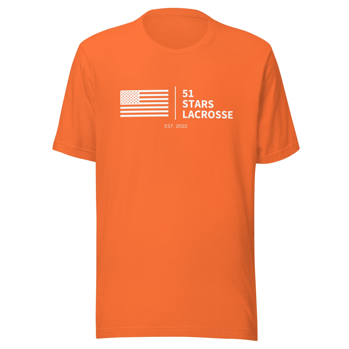 Adult 51 Stars Lacrosse Bella + Canvas T-shirt
