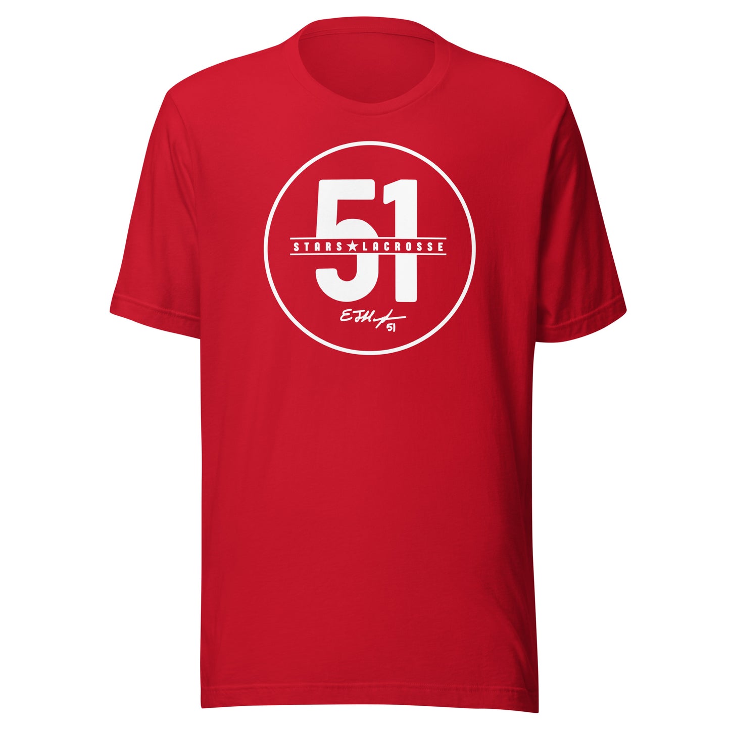 Adult 51 Stars Lacrosse Bella + Canvas T-Shirt