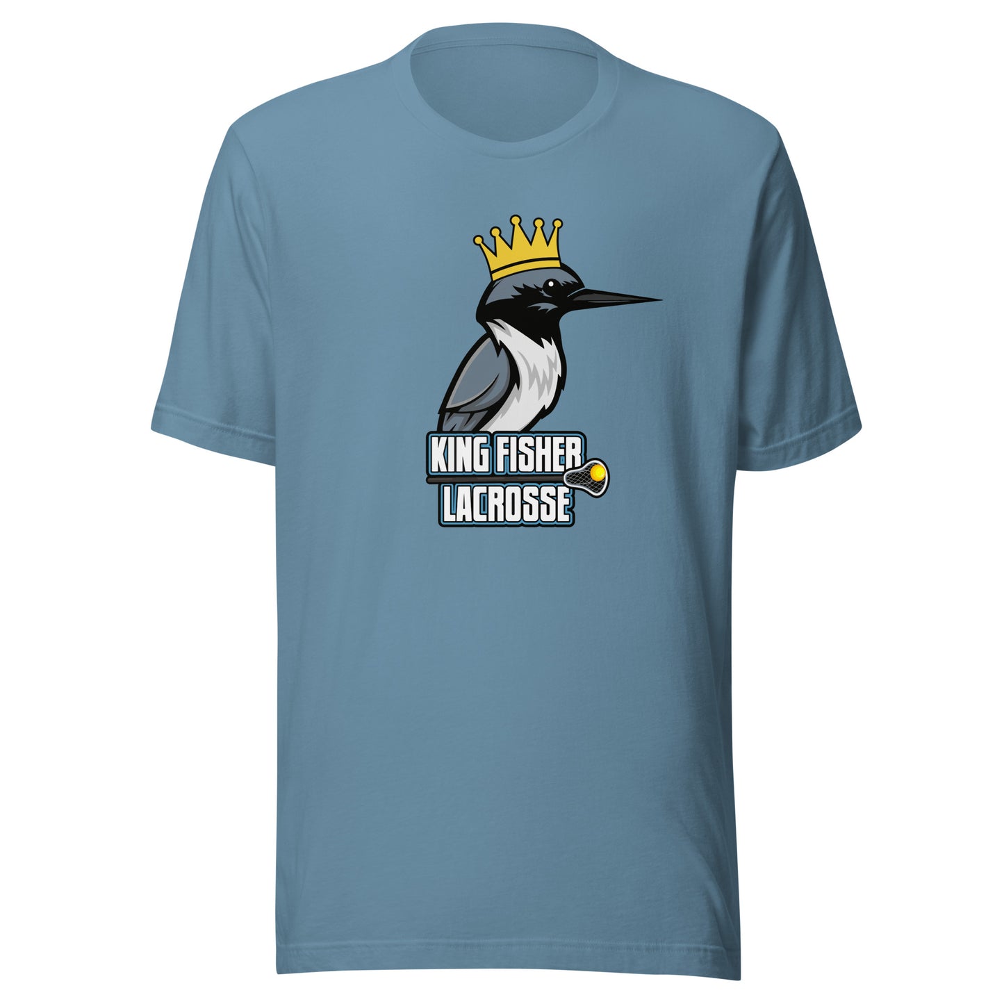 Adult Kingfisher Lacrosse Bella + Canvas T-shirt