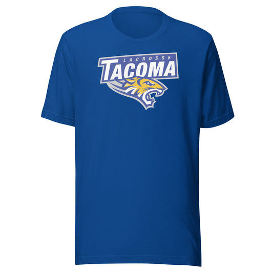 Adult Tacoma Tigers Lacrosse Bella + Canvas T-shirt