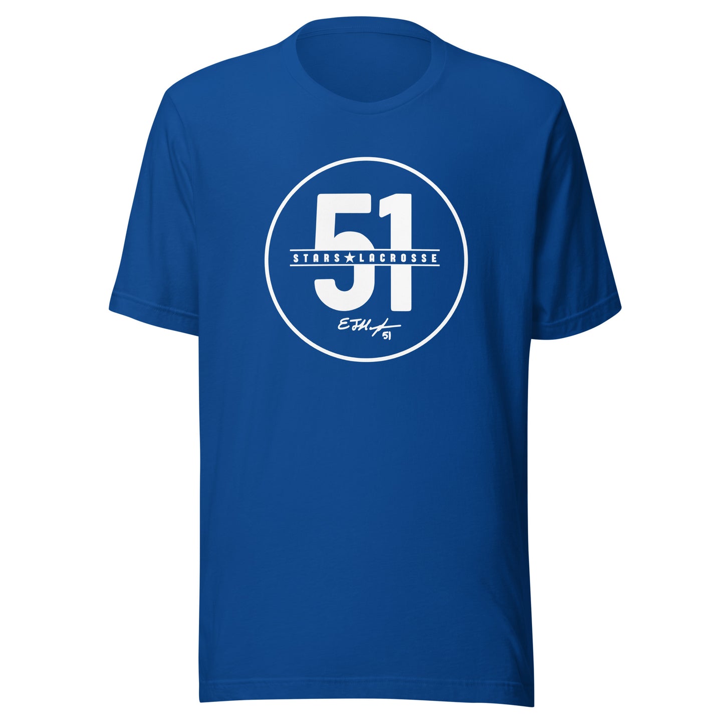 Adult 51 Stars Lacrosse Bella + Canvas T-shirt