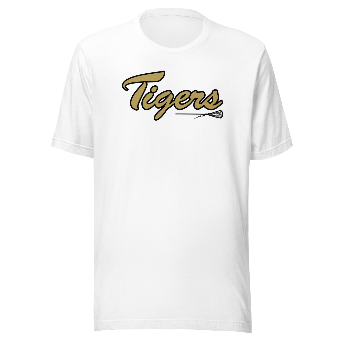 Adult Drip Tigers Lacrosse Bella + Canvas T-shirt