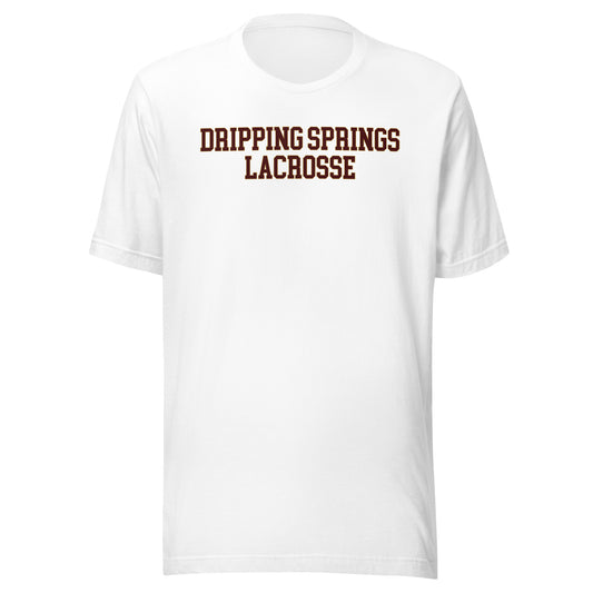 Adult Drip Tigers Lacrosse Bella + Canvas T-shirt