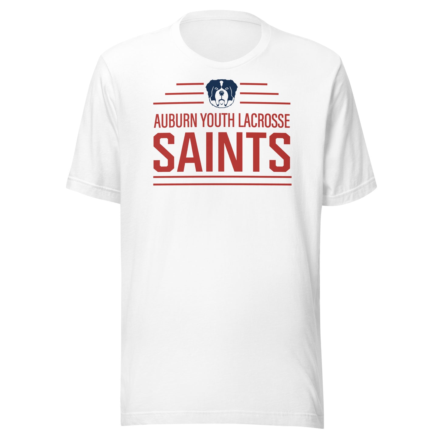 Adult Auburn Lacrosse Bella + Canvas Short Sleeve Cotton Tee