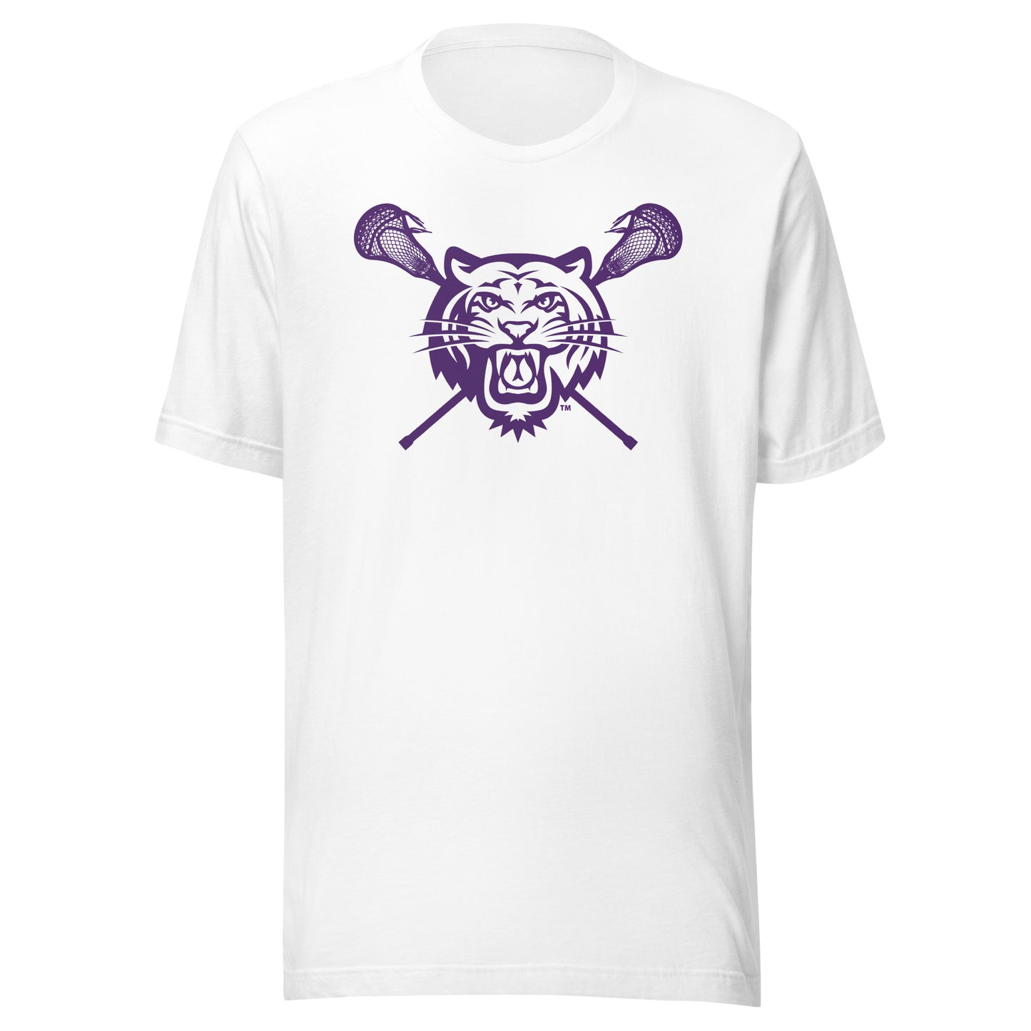 Adult Tiger Lax Bella + Canvas T-Shirt