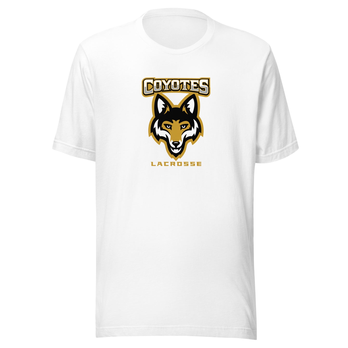 Adult Coyotes Lacrosse Bella + Canvas T-shirt
