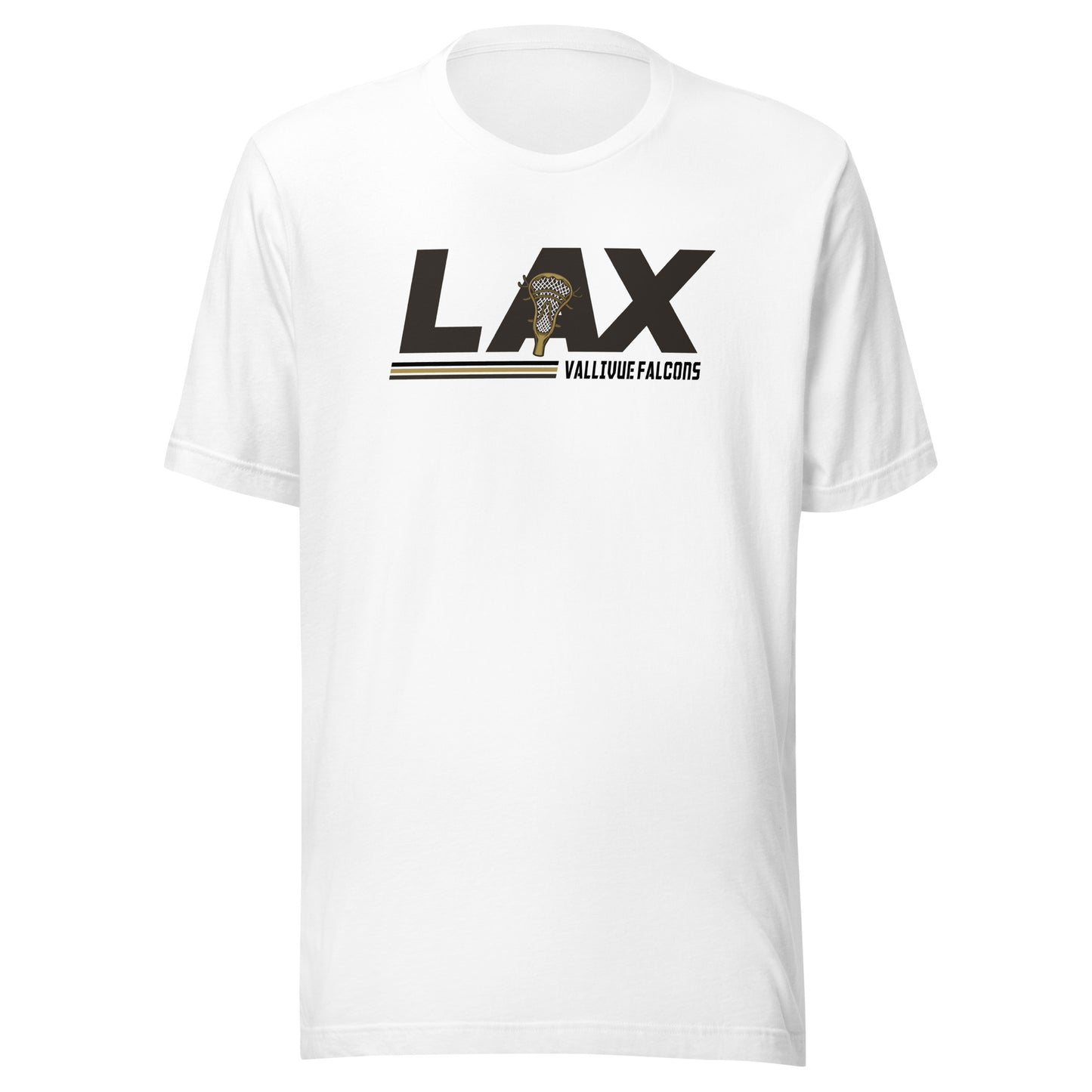 Adult Vallivue Lacrosse Bella + Canvas T-shirt