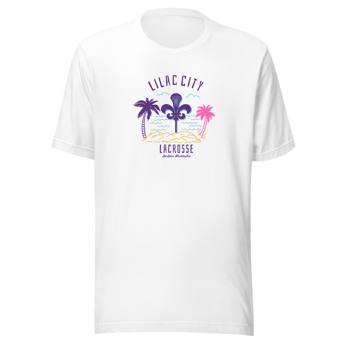 Adult Lilac City Lacrosse Bella + Canvas T-shirt