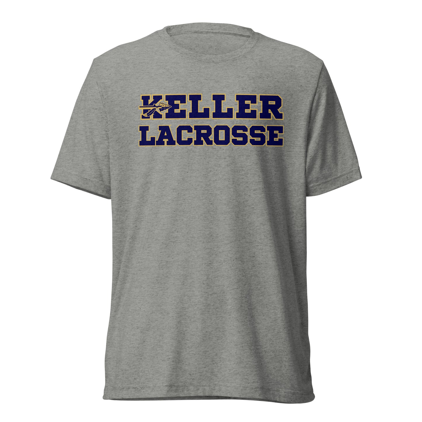 Adult Keller Lacrosse Bella + Canvas Tri-Blend T-Shirt