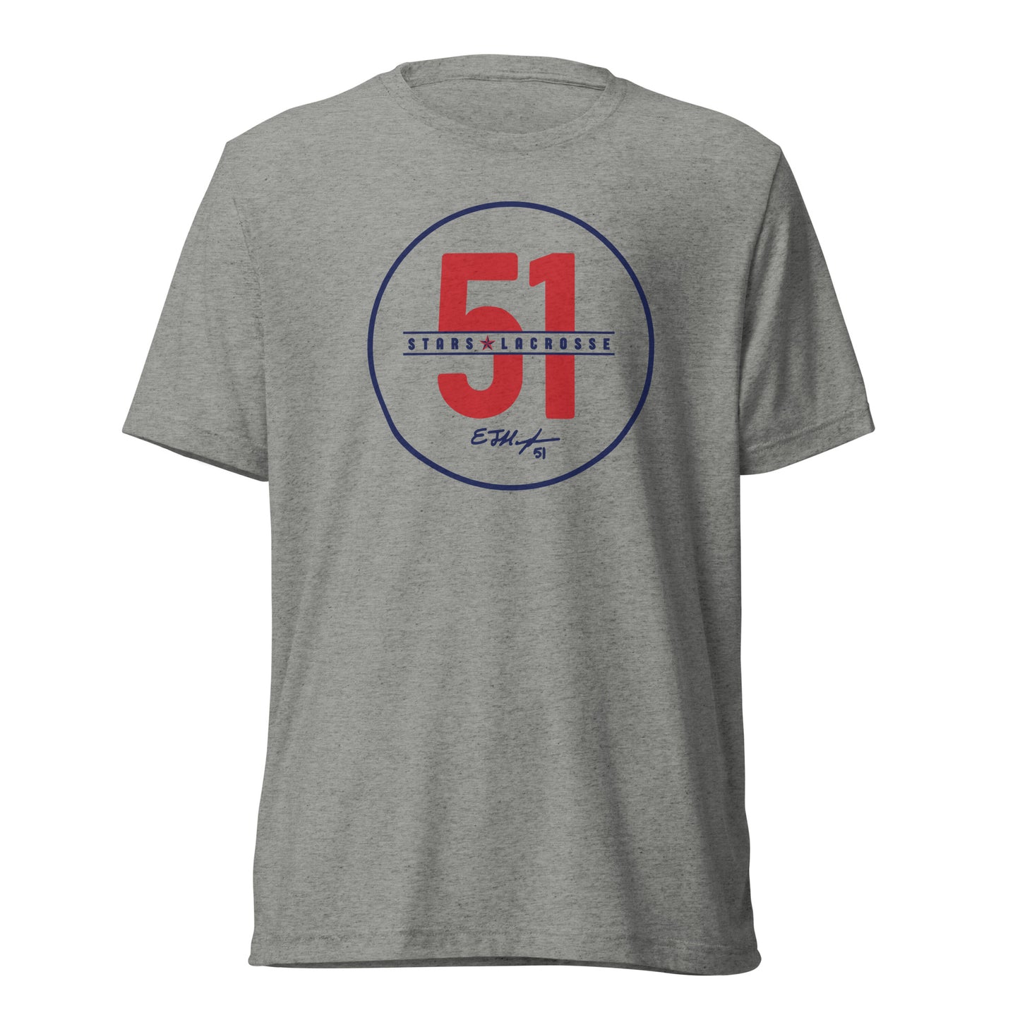 Adult 51 Stars Lacrosse Bella + Canvas Tri-Blend T-Shirt