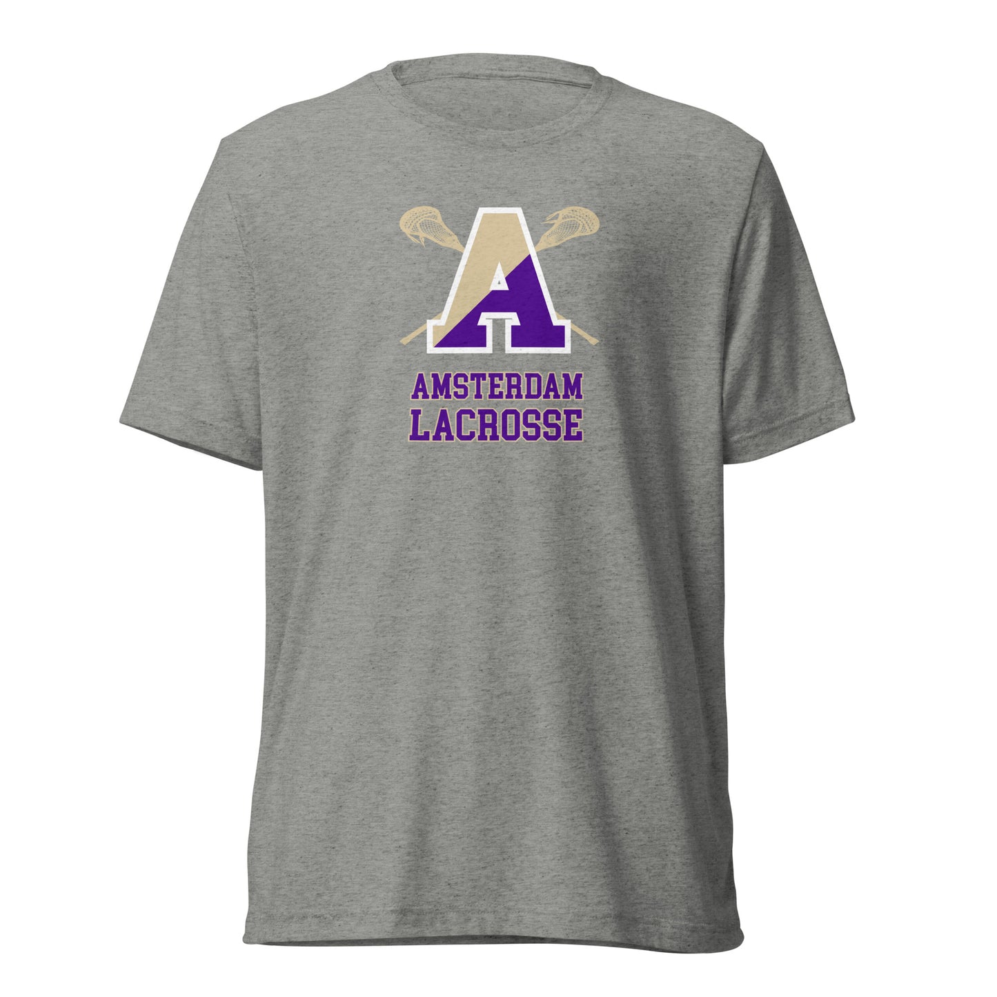 Adult Amsterdam Lacrosse Bella + Canvas Tri-Blend T-shirt