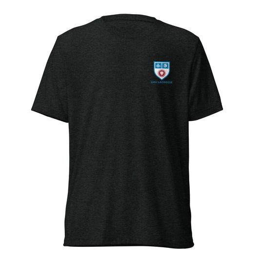 Adult LMU Lacrosse Bella + Canvas Tri-blend Tee