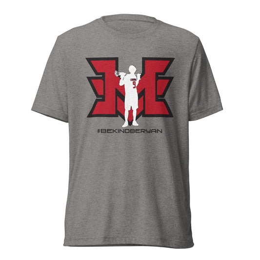Adult MV Cougars Lax Bella + Canvas Tri-Blend T-shirt | #BEKINDBERYAN