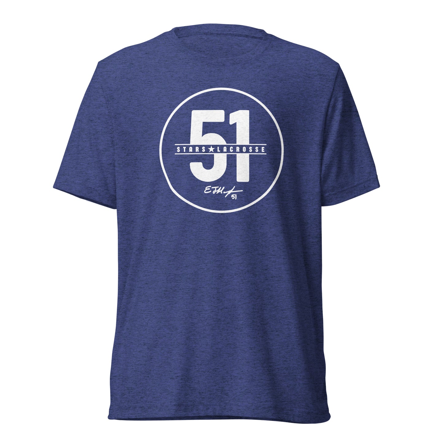 Adult 51 Stars Lacrosse Bella + Canvas Tri-Blend T-Shirt