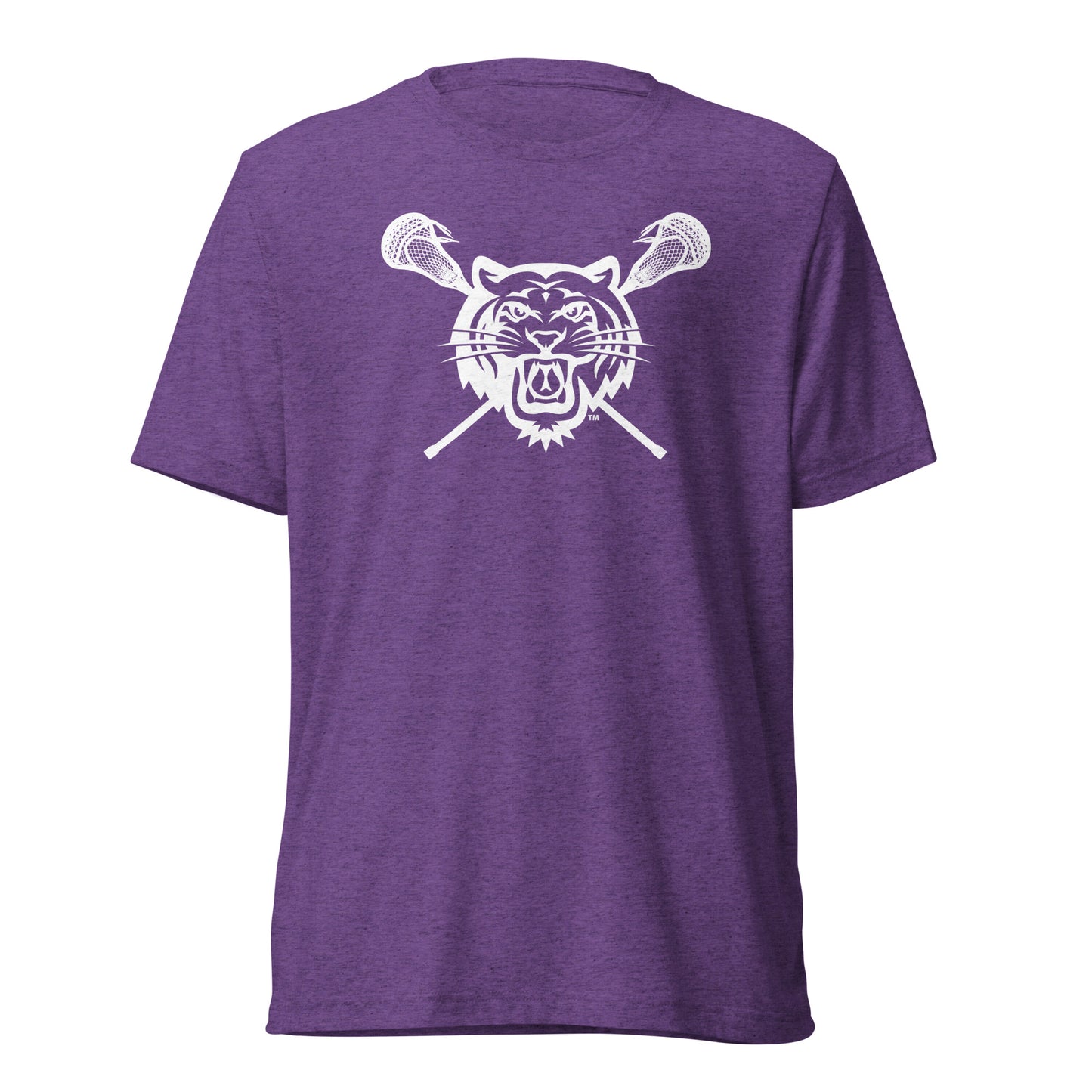 Adult Tiger Lax Bella + Canvas Tri-Blend T-Shirt