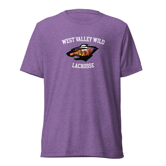 Adult WVW Lacrosse Bella + Canvas Tri-Blend T-shirt