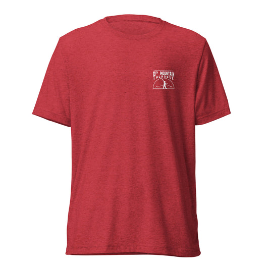 Adult 10th Mountain Lacrosse Bella + Canvas Tri-Blend T-Shirt
