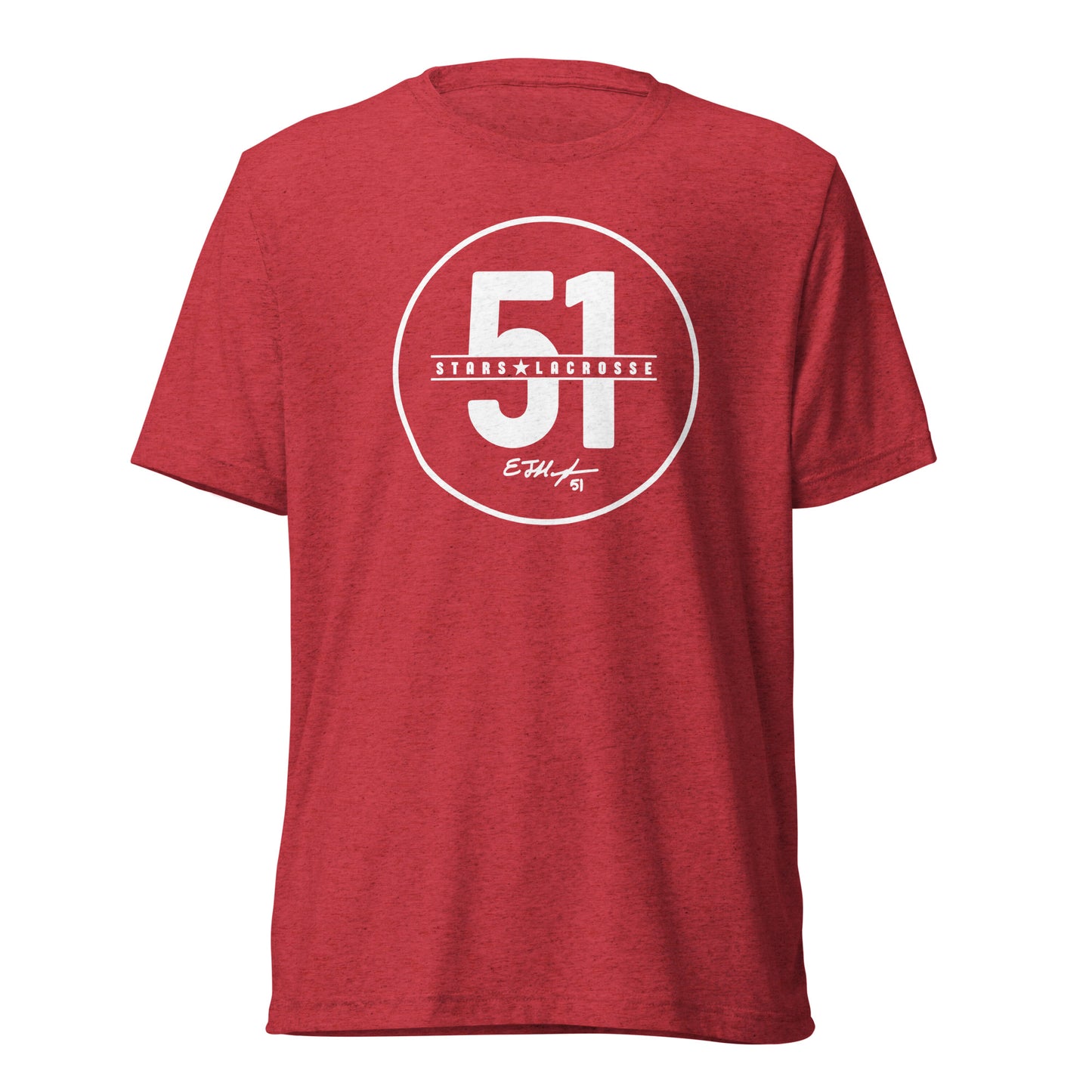 Adult 51 Stars Lacrosse Bella + Canvas Tri-Blend T-Shirt