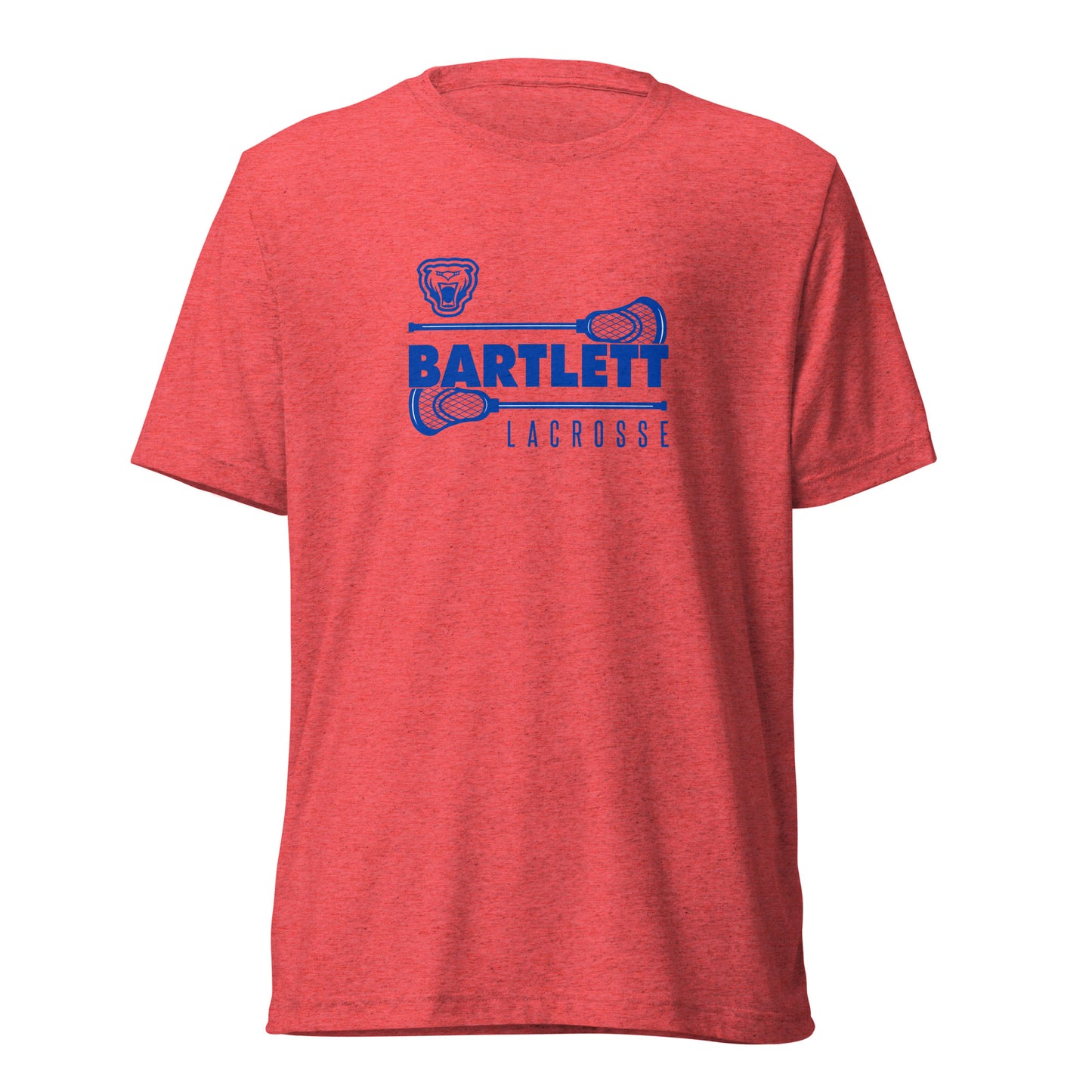 Adult Bartlett HS Lacrosse Bella + Canvas Tri-Blend T-shirt