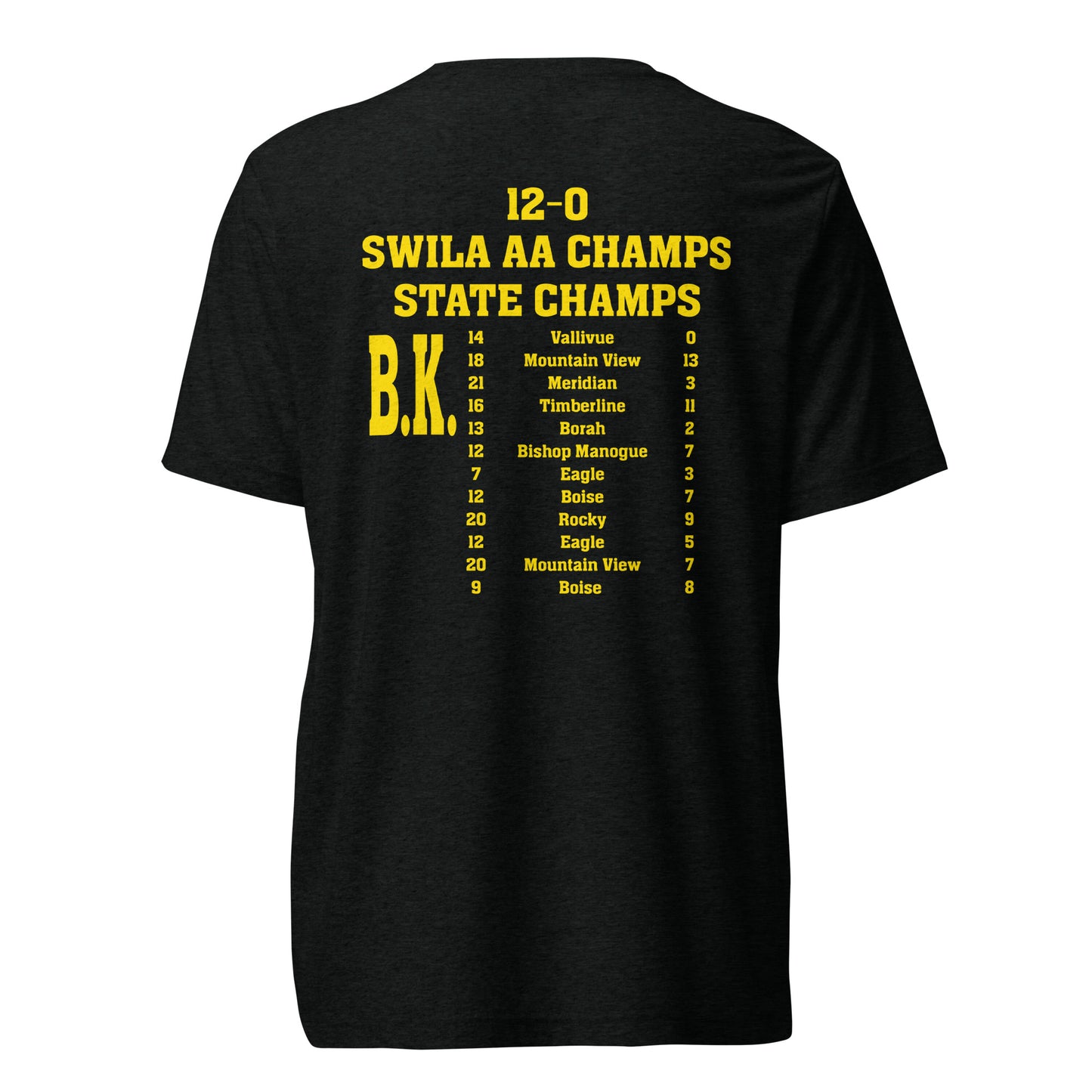 Adult Bishop Kelly Lacrosse Bella + Canvas Tri-Blend T-shirt