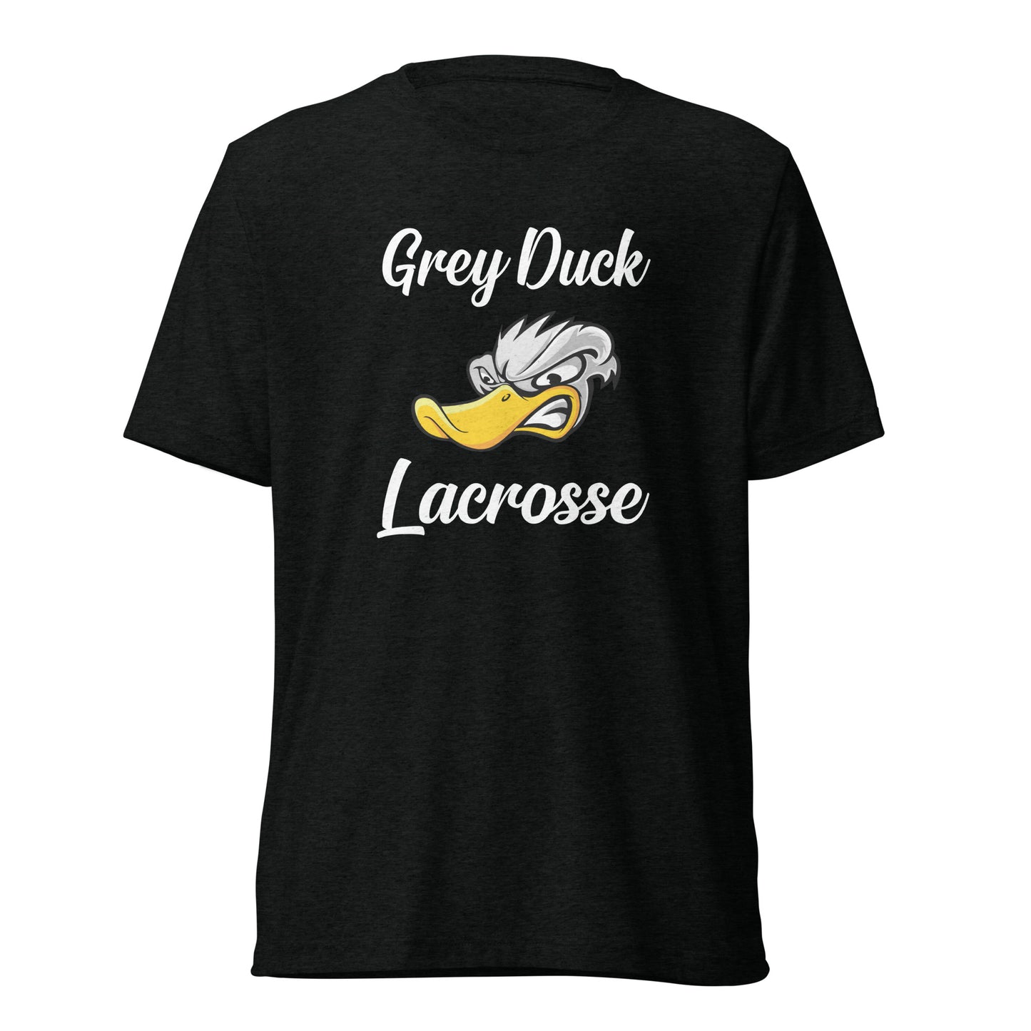 Adult Grey Duck Lacrosse Bella + Canvas Tri-Blend T-Shirt