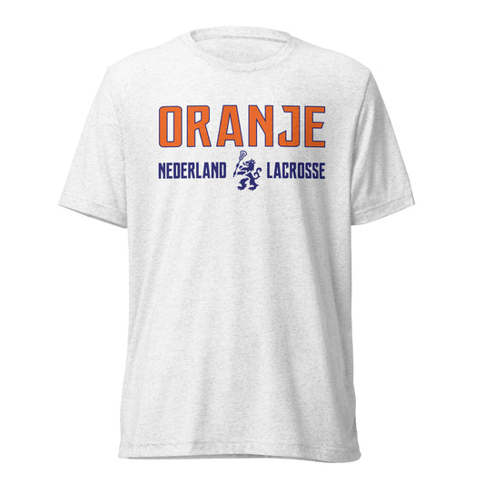 Adult Netherlands Lacrosse Bella + Canvas Tri-blend T-shirt