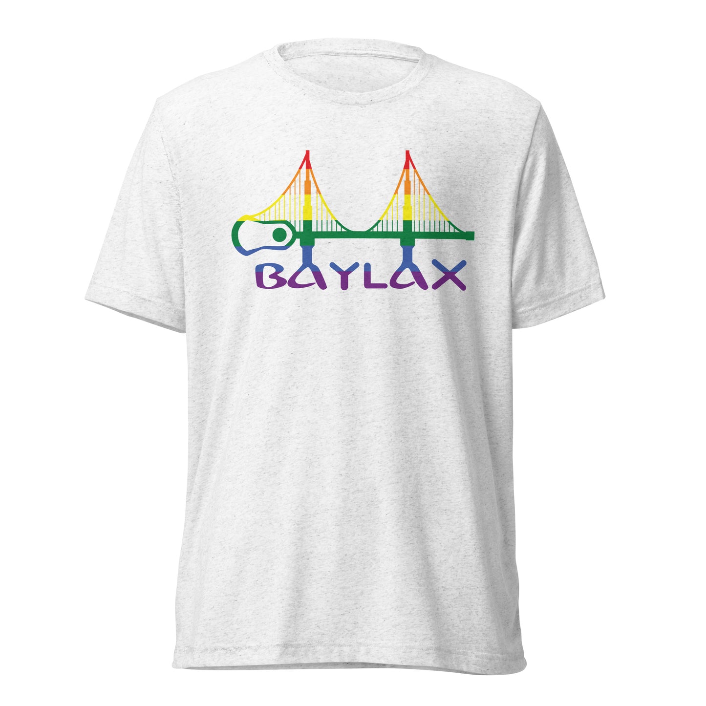 Adult BayLax Pride Bella + Canvas Tri-Blend Tee