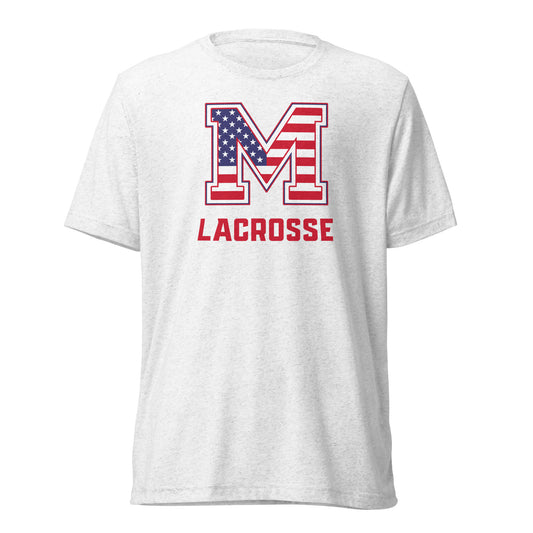 Adult Maryville Lacrosse USA Bella + Canvas Tri-Blend T-Shirt