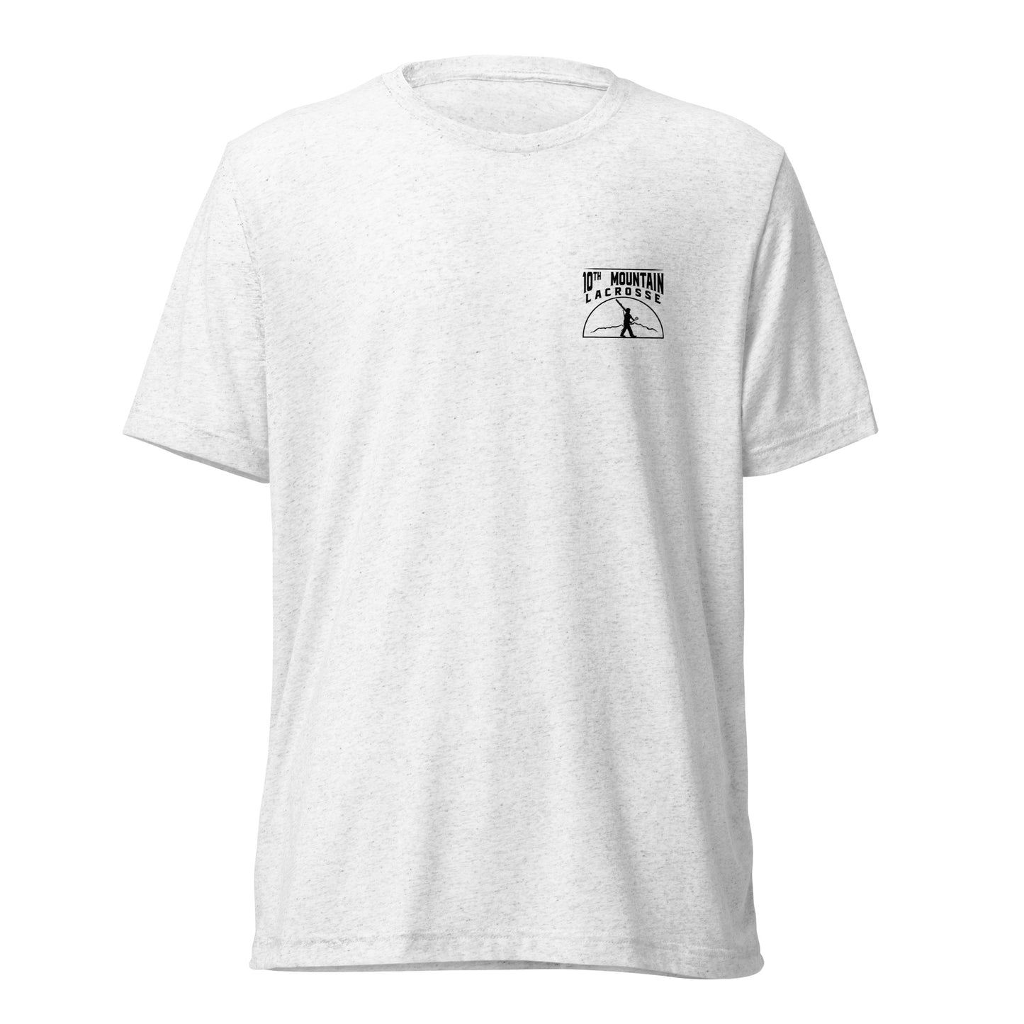 Adult 10th Mountain Lacrosse Bella + Canvas Tri-Blend T-Shirt