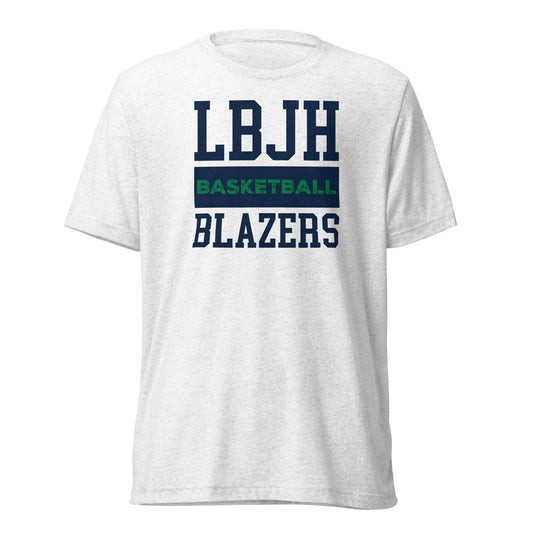 Adult LBJH Bella + Canvas Tri-Blend T-Shirt | Basektball