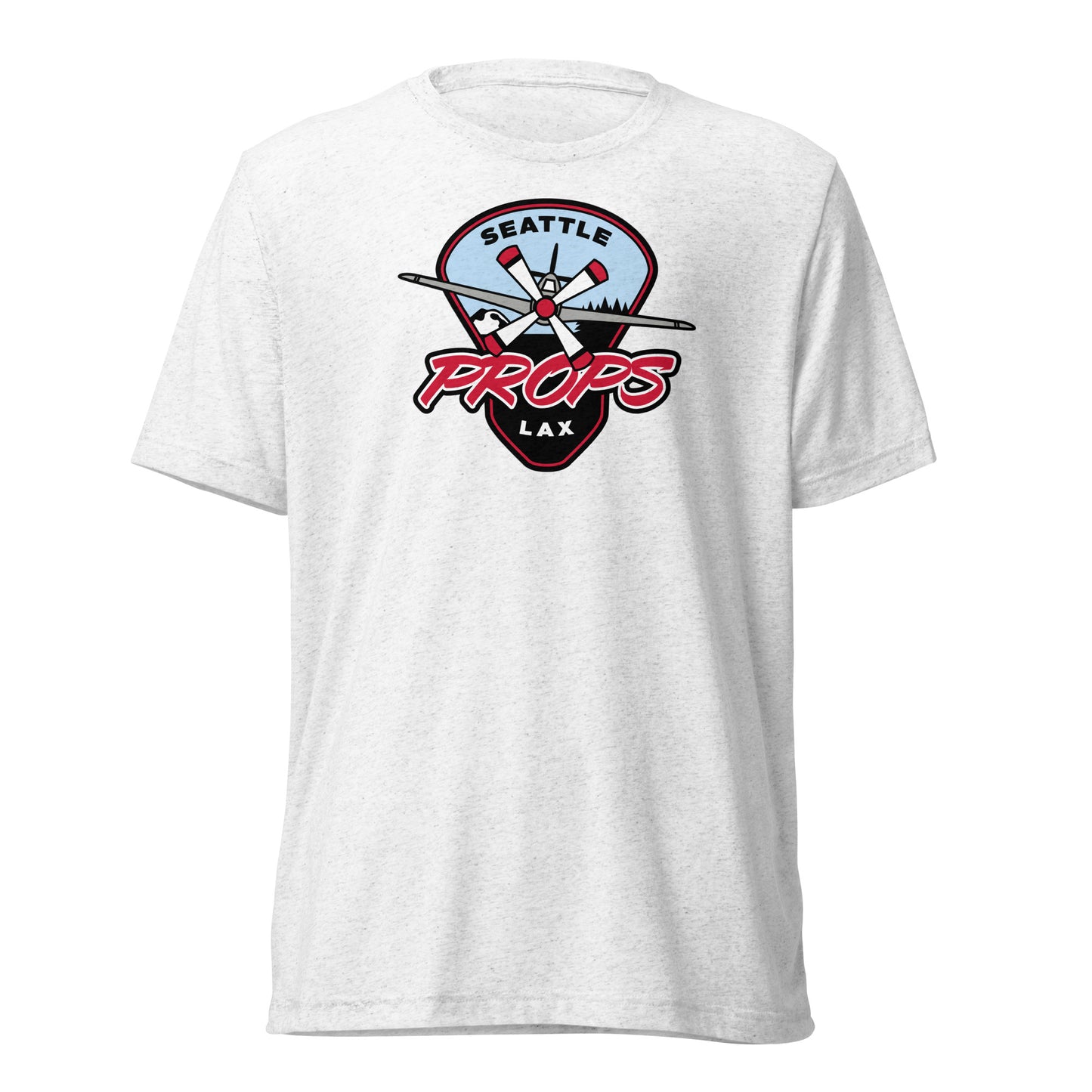 Adult Seattle Props Lacrosse Bella + Canvas Tri-Blend T-Shirt