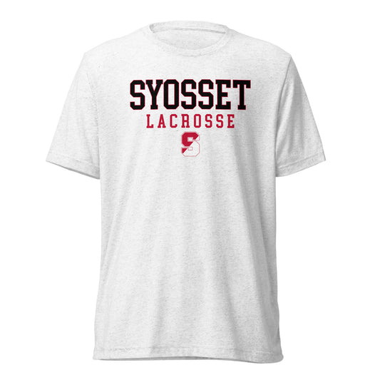 Adult Syosset Lacrosse Bella + Canvas Tri-Blend T-Shirt