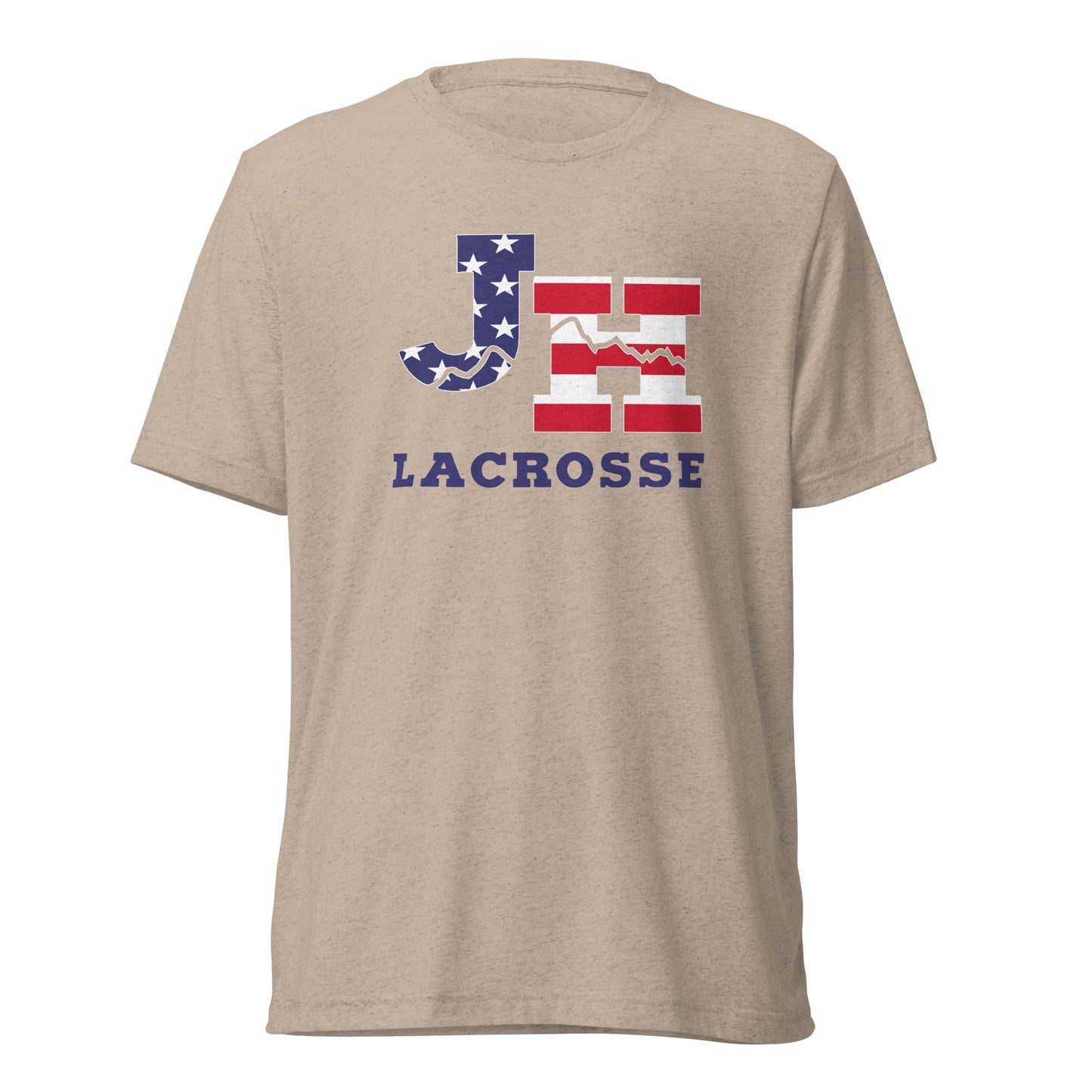 Adult Jackson Hole Lacrosse USA Bella + Canvas Tri-Blend T-Shirt