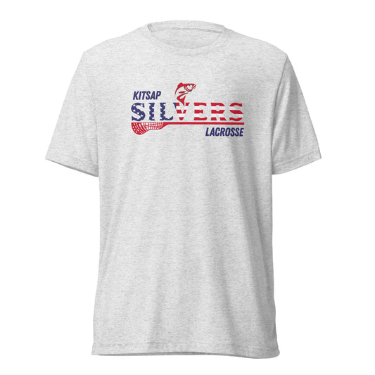 Adult Kitsap Lacrosse USA Bella + Canvas Tri-Blend T-Shirt