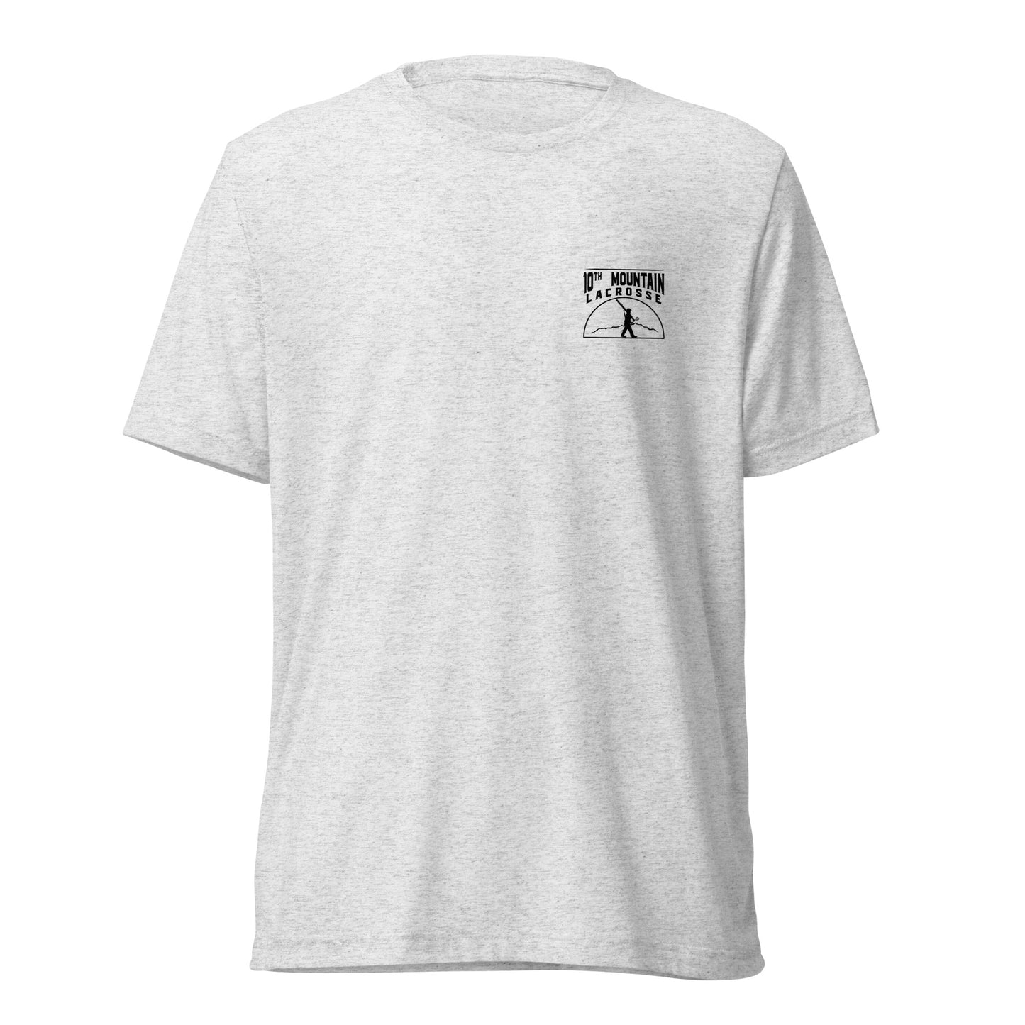 Adult 10th Mountain Lacrosse Bella + Canvas Tri-Blend T-Shirt