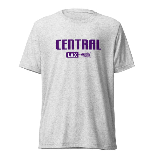 Adult Tiger Lax Lacrosse Bella + Canvas Tri-Blend T-Shirt