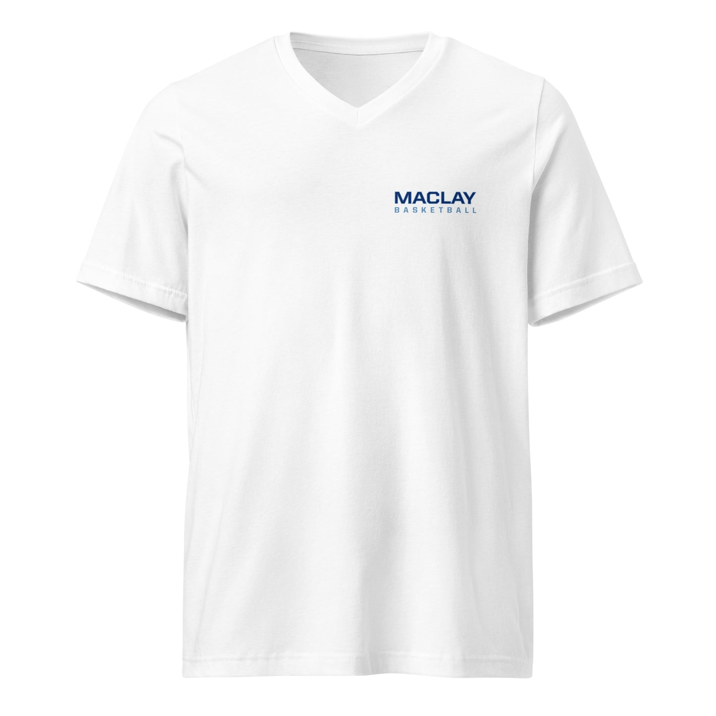 Adult Maclay Basketball Bella + Canvas V-Neck T-Shirt